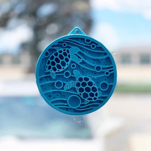 Turtle eMat-Mini Lick Mat with Suction Cups - Small Dogs & Cats | USA